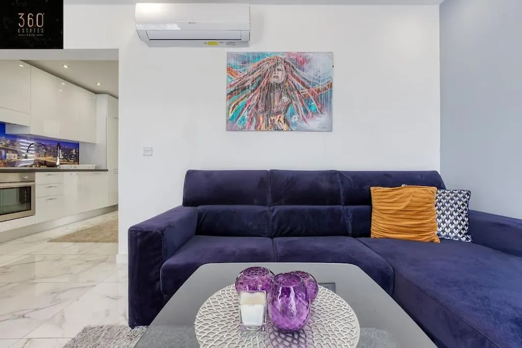 Stylish 1Br Penthouse W Panoramic Views & Bbq By 360 Estates Apartment Gzira Malta
