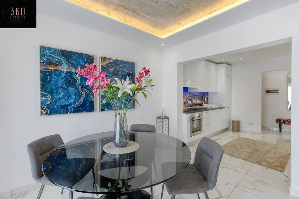 Stylish 1Br Penthouse W Panoramic Views & Bbq By 360 Estates Apartment Gzira