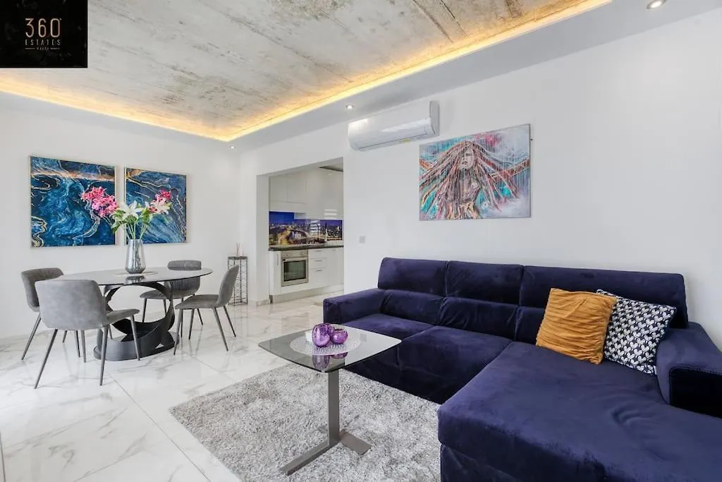Stylish 1Br Penthouse W Panoramic Views & Bbq By 360 Estates Apartment Gzira